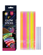 15Pk 8" Glow Sticks