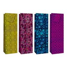 Holographic Wine Bottle Gift Bag