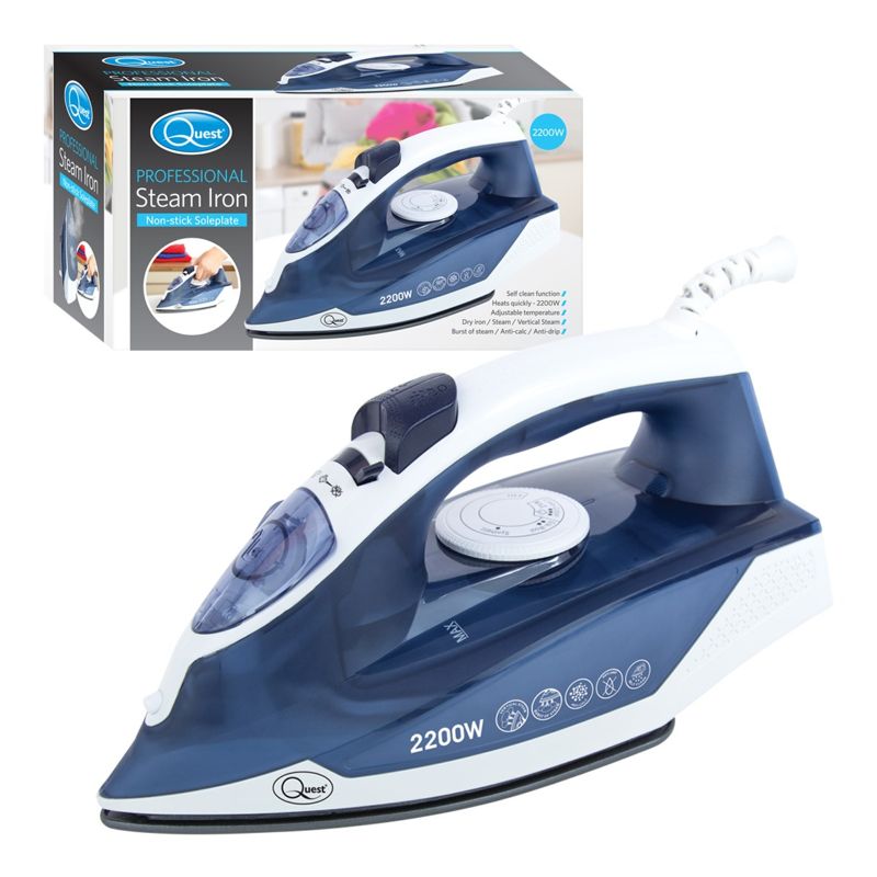 Quest Professional Steam Iron 2200W