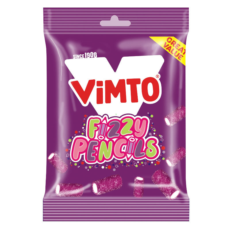 Vimto Sour Fizzy Mini Pencils 140g