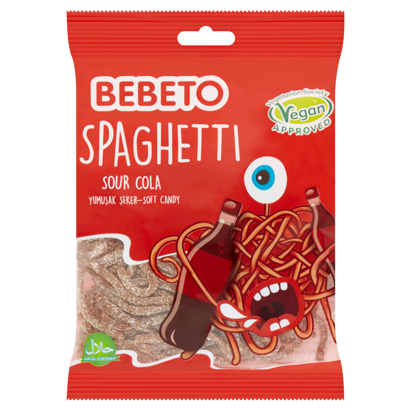Bebeto Sour Cola Spaghetti 70g