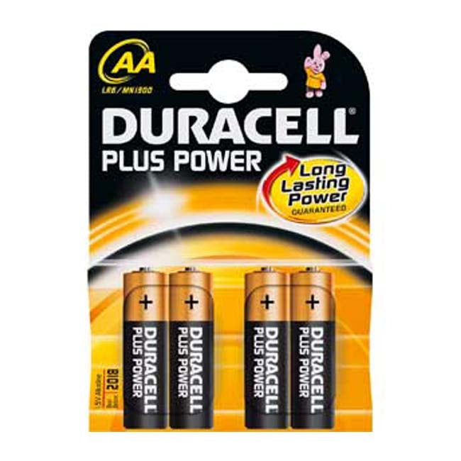 Duracell Plus AA Battery 4 Pack