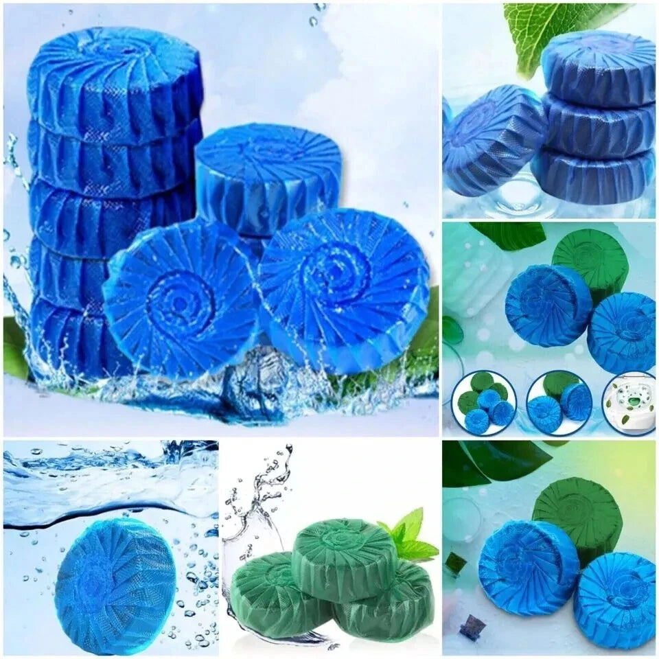 Cistern Blue Blocks Toilet Bowl Freshener Cleaner Bloc Loo Block Blu Tablets